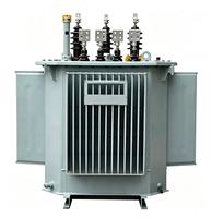 Transformador de Distribución de Energía Trifásico de 100 kVA, 10 kV/0.4 kV, Montado en Poste, Sumergido en Aceite, con Bobinado de Cobre, 50/60 Hz, para Poste de Alimentación