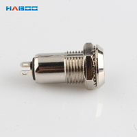 HABOO Interrupteur à clé pour porte à enroulement à haute sécurité, 12 mm, 2 positions, HB0111, petit, marche/arrêt