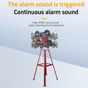 Alarma eléctrica grande Alarma vertical <span class=keywords><strong>de</strong></span> doble cabezal con soporte Alarma <span class=keywords><strong>de</strong></span> <span class=keywords><strong>Defensa</strong></span> Aérea Civil <span class=keywords><strong>de</strong></span> Mina Al aire libre Alta potencia <span class=keywords><strong>de</strong></span> penetración - Product Image 4