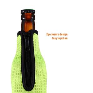 Fundas Aislantes para Botellas de Cerveza de 12oz/330ml, Cubiertas Refrigerantes para Botellas Estándar, Chaqueta con Cierre para Botellas de 12oz, Porta Botellas - Product Image 3