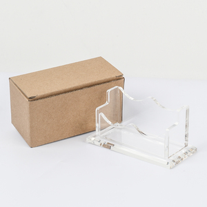 Bán buôn ép phun Máy tính để bàn <span class=keywords><strong>Acrylic</strong></span> chủ thẻ kinh doanh rõ ràng nhựa đứng máy tính để bàn thẻ tổ chức - Product Image 6