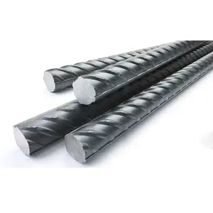 Deforme çelik çubuk donatı demir çubuk sıcak haddelenmiş nervürlü bar HRB300 HRB400 HRB500 yapı yapısı köprü desteği