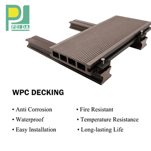 Foshan all'aperto impermeabile Anti Uv 145x30mm <span class=keywords><strong>legno</strong></span> Wpc ponte composito Pvc plancia - Product Image 5