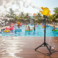 Machine à mousse électrique Payton 1000W à commande manuelle pour fêtes aquatiques pour enfants avec support AC 110V-240V
