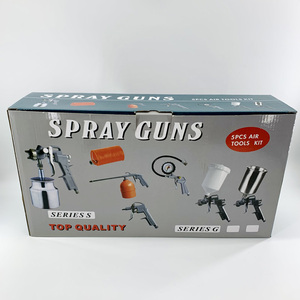 600cc 1.5mm buse spirale tuyau haute pression pneu <span class=keywords><strong>gonfleur</strong></span> poussière nettoyage <span class=keywords><strong>peinture</strong></span> pistolet ensemble 5 pièces compresseur d'air outils Kit OEM - Product Image 3
