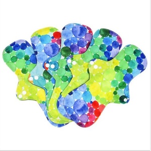 ผ้าอนามัยแบบซักได้พิมพ์ลายสำหรับผู้หญิงแบบกระดุมคู่สั่งทำพิเศษ ใช้ซ้ำได้อย่างเป็นมิตรต่อสิ่งแวดล้อม - Product Image 6