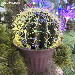 Plantas <span class=keywords><strong>de</strong></span> <span class=keywords><strong>Cactus</strong></span> Bonsái Artificiales Luminosas LED <span class=keywords><strong>de</strong></span> Alta Calidad Momovalley, Hojas Flotantes Resistentes al Agua para Decoración <span class=keywords><strong>de</strong></span> Fiestas y Festivales - Product Image 4