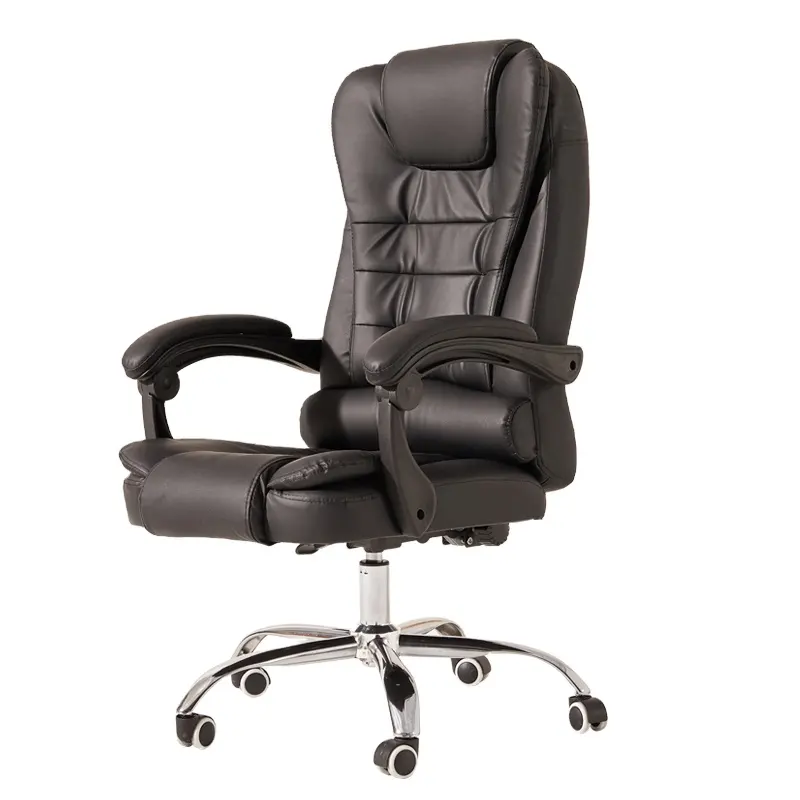 Yüksek dereceli ergonomik lüks büyük ofis koltuğu patron ev sandalyesi rahat bel desteği ile iş kullanımı için yalan olabilir