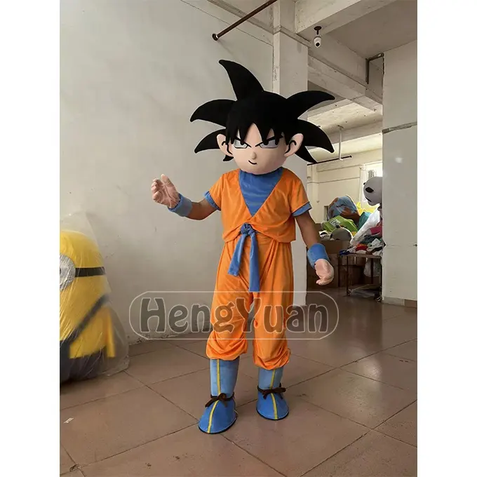 Hengyuan caractéristique Goku singe mascotte costume dessin animé mascotte pour la fête des enfants