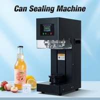 Machine de scellage automatique de bocaux en plastique de qualité assurée, scellage rapide en 3 secondes, capacité de 150 à 1000 ml, scelleuse de bocaux pour boissons gazeuses