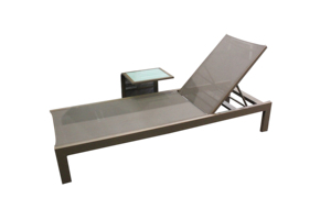 Tumbona Moderna <span class=keywords><strong>de</strong></span> Aluminio para Playa, <span class=keywords><strong>Piscina</strong></span>, <span class=keywords><strong>con</strong></span> Malla <span class=keywords><strong>de</strong></span> Aluminio y Tela, para Exteriores - Product Image 4