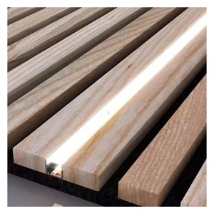 SHENGTAI PET <span class=keywords><strong>pannello</strong></span> acustico <span class=keywords><strong>fonoassorbente</strong></span> rovere poliestere acustica parete e soffitto pannelli con Led - Product Image 1