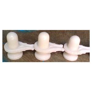 White Marble Religious Shivling - Product Image 1