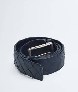 Reloj Mecánico Formal y Casual de Lujo para Hombre, Estilo Diseñador, Tejido Intreccio Completo de Bottega BV, Hebilla de Pin Veneta Plateada - Product Image 3