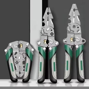 Pince multifonctionnelle spécialisée pour électriciens, pour dénuder, couper et dévider les fils, avec fonction de ciseaux. - Product Image 3