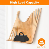 Maßgefertigter Klappbarer Schwebender Laptop-Tisch aus Holz Wandmontierter Klapptisch für Wohnzimmer Schlafzimmer