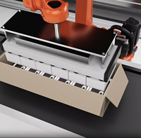 Robot industriel KUKA KR12 R1450-3 HW, bras robotique haute précision pour la manutention et l'assemblage en station de travail pour l'électronique photovoltaïque