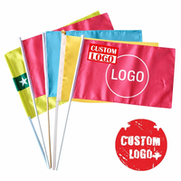 Promotion Drapeau de poche personnalisé avec logo, mini, pour pays, idéal pour la vente en gros