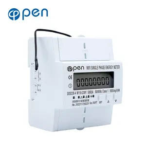 Đồng Hồ Đo Điện WIFI Đồng Hồ Đo Năng Lượng Thông Minh 5(60) Đường Ray Din Một Pha 110V 230V Bảo Vệ Dòng Điện Quá Áp RS485 - Product Image 3