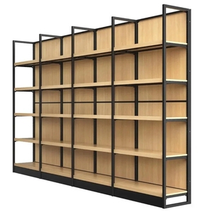 Customized Foldable European Style Wood Corner Shelf with 8 Shelves Freestanding Garment <strong>Display</strong> <strong>Rack</strong> - Product Image 4