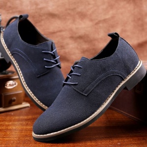 Chaussures habillées décontractées en cuir PU à lacets pour hommes Ruizi – Modèle populaire - Product Image 3
