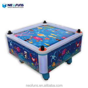 arcade machine de jeu pour enfants <span class=keywords><strong>4</strong></span> personnes table de hockey sur air <span class=keywords><strong>sport</strong></span> électronique d'air hokcey table vente - Product Image 1