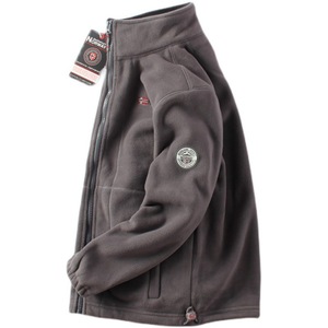 Exporté vers la Norvège Simple doublé polaire épaissie double face polaire hommes automne et hiver chaud décontracté ample grande taille - Product Image 3