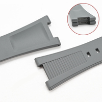 Nouveauté - Bracelet de montre en silicone liquide pour homme et femme, bracelets de montre en caoutchouc pour montre Patek Philippe Nautilus 5711 5712 5726 5980