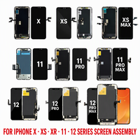 Écran d'affichage LCD TFT compatible avec iPhone X XS XS Max XR 11 11 Pro Max 12 12 Pro Max