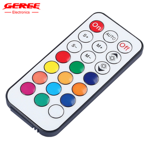 1-cách ws2812b không dây RF DC5-24V điều khiển mini 24 key LED pixels điều khiển 5V/12V 10 lớp tốc độ + 63 loạt chế độ RGB Strip Bảng điều chỉnh - Product Image 1