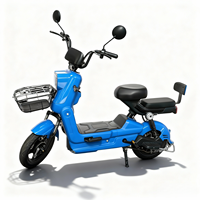 Vélo Électrique Urbain Moderne en Acier Léger, 3 Vitesses, Moteur Arrière 500W, Batterie Plomb-Acide, 60km/h, Autonomie 50km, Pneus Antidérapants, Sûr