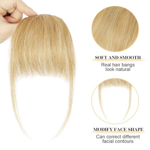 <span class=keywords><strong>ผม</strong></span>ต่อแบบคลิปอินสไตล์เวียดนาม <span class=keywords><strong>ทรง</strong></span><span class=keywords><strong>ผม</strong></span>ปัดข้างแบบแอร์รี่ ขนาด 14 ซม./5.5 นิ้ว 21 ซม./8.3 นิ้ว <span class=keywords><strong>ผม</strong></span>แท้ 100% สามารถดัดได้ - Product Image 1