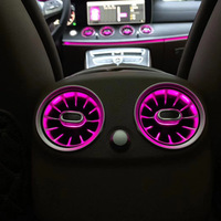Kit de Actualización de Iluminación Interior con Control MMI, Luz Ambiental Dinámica Activa de 64 Colores para Mercedes-Benz Clase E 2016-2023, W213