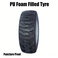 Roue robuste en mousse PU anti-crevaison 14-17.5 CRT201 pour nacelle télescopique JLG