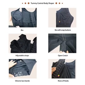 Faja Moldeadora Colombiana Premium de Alta Compresión, Body Reductor de Abdomen, Silueta de Reloj de Arena, 3 Niveles de Ganchos, Compresión en la Cintura - Product Image 5