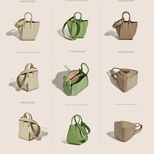 Borse da Donna Alla Moda di Grande Capacità, Borse Vintage in Pura Pelle, Borse Tote Ecologiche di Lusso di Alta Qualità - Product Image 2