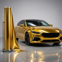 Film Pelindung Cat Mobil Grosir Logo Kustom PPF Warna Berubah  Metal Gold  Film untuk Mobil Mewah