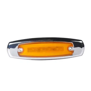 Manufacturer 12 V 24 V Square Led Side Indicator Strobe Warning Lamp Truck Side Marker Light For Truck Trailer Car