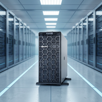 خادم برجي PowerEdge T550 مع معالجين Intel Xeon Scalable بسرعة 2.4 جيجاهرتز وذاكرة DDR4، منصة للمؤسسات متوفرة في المخزون