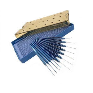 Juego de instrumentos oftálmicos para retina, fórceps oftálmicos, gancho para retina, espátula, ojo fabricado con AISI 420 - Product Image 1