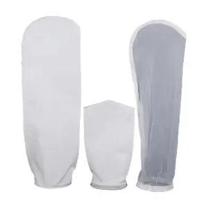 0.5 1 5 10 20 50 100 150 200 300 400 Micron Nylon Polyester Mesh Pool Filter Bags Aquarium Filter Sock Water/liquid Filter Bags