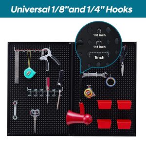 Thép Pegboard Kit với rộng lớn Phụ kiện cho công cụ lưu trữ và nhà để xe tổ chức Lưu trữ Holders & racks - Product Image 6