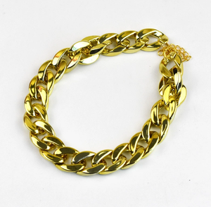 Guluu Fadou <b>Dog</b> Bully Gold Chain Fashion Adjustable Plastic <b>Small</b> & Medium Necklace <b>Collar</b> - Product Image 5