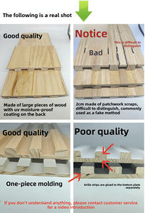 Panel de Madera Sólida con Diseño de Ondas Semicirculares para Decoración de Pared en Sala de Estar, Garantía de 5 Años - Product Image 6