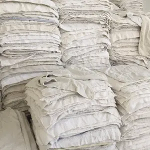 White knit terry cloth scraps good absorbent cotton towel rags marine cleaning wiping rags