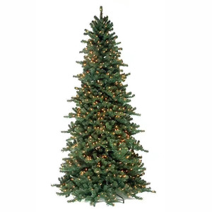 Co-Arts Navidad Arvores 7,5 Ft Green Slim Artificial Led Pencil Árbol de Navidad preiluminado Arbol De Navidad Sapin De Noel - Product Image 1