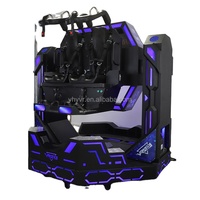 Simulateur VR 9D VR 1080 Iron Warrior 720 Rotation Réalité Virtuelle Montagnes Russes 2 Places Chaise de Cinéma VR