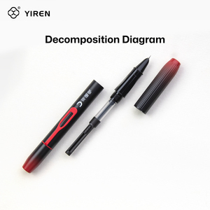 <span class=keywords><strong>Penna</strong></span> in Metallo YIREN alla Moda con Cappuccio Magnetico e Design a Contrasto di Colore, Opzioni <span class=keywords><strong>Stilografica</strong></span> e Roller per Scuola e Lavoro - Product Image 5