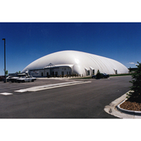 Dôme Gonflable Moderne pour Stades Sportifs, Abri Solaire, Tente Gonflable, Dôme d'Air pour Badminton, Piscine, Football, Entrepôt, Garage, Hangar