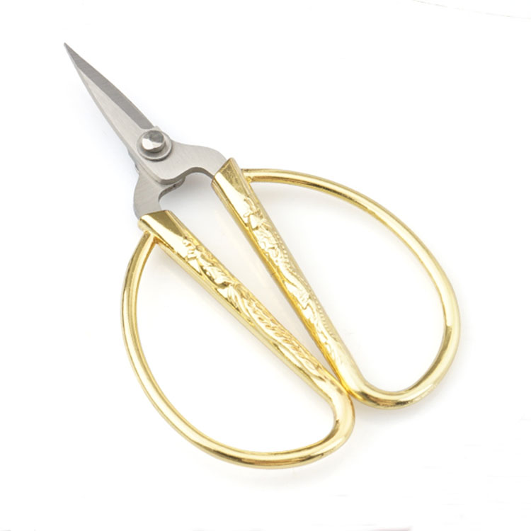 Opening ribbon cutting festive scissors alloy tailor scissors wedding scissors